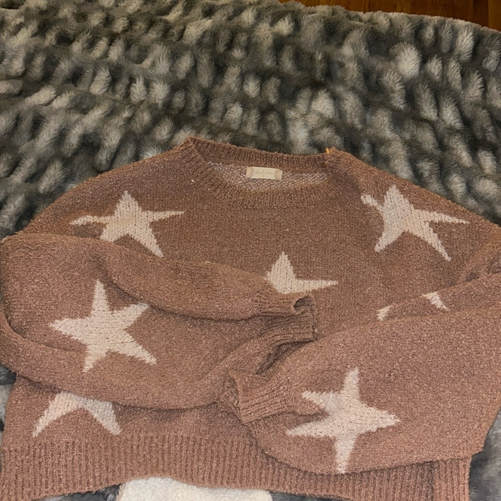 Altard State Cropped Butterfly Sleeve sweater